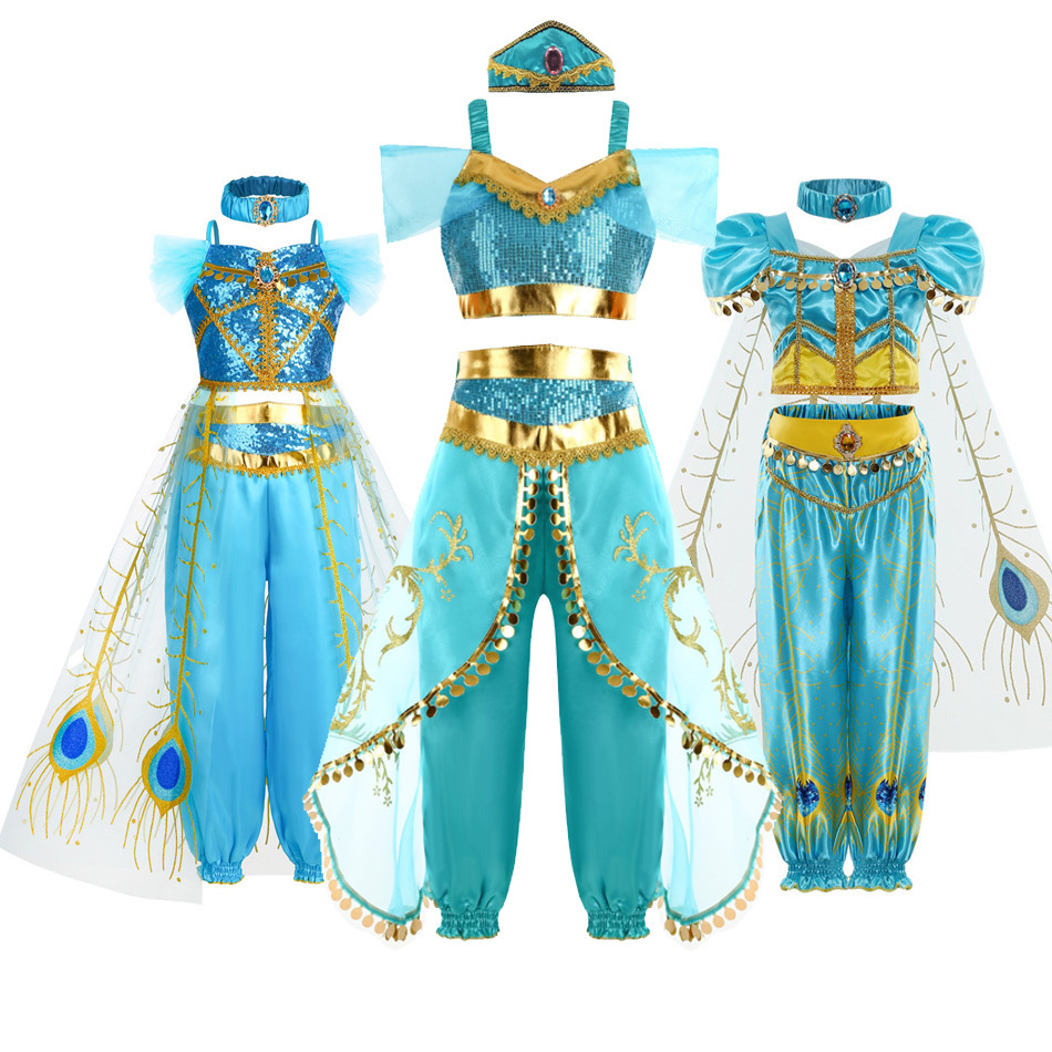 Women Formal Wear Set - Jasmine Princess Dress Aladdin's Lamp Princess