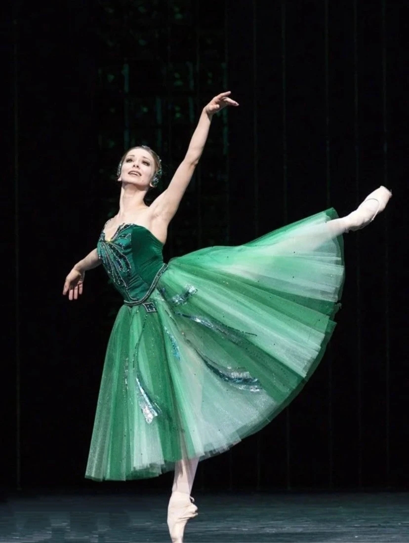 Women'S Green Formal Wear - Trẻ Em Váy Ballet Hồ Thiên