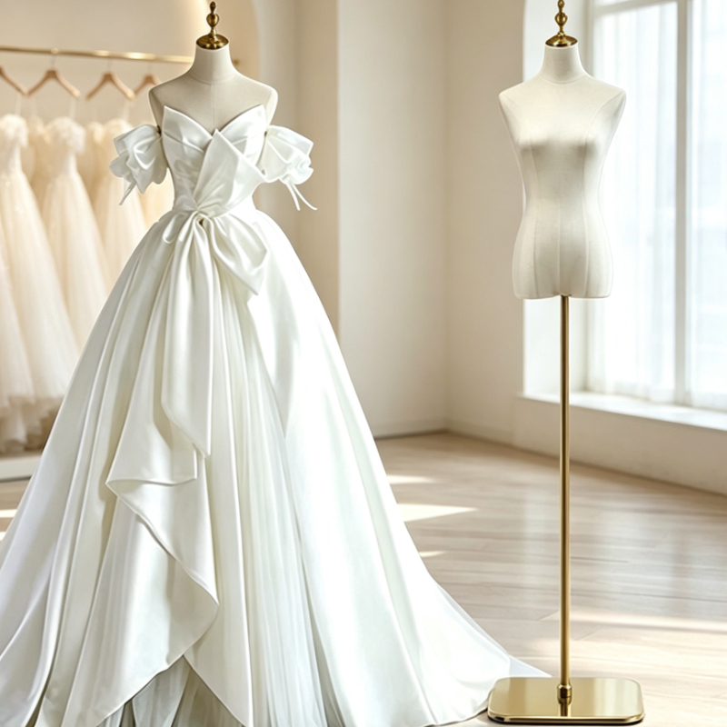 Women Formal Wear Shop - Female Mannequin Display Stand for Wedding