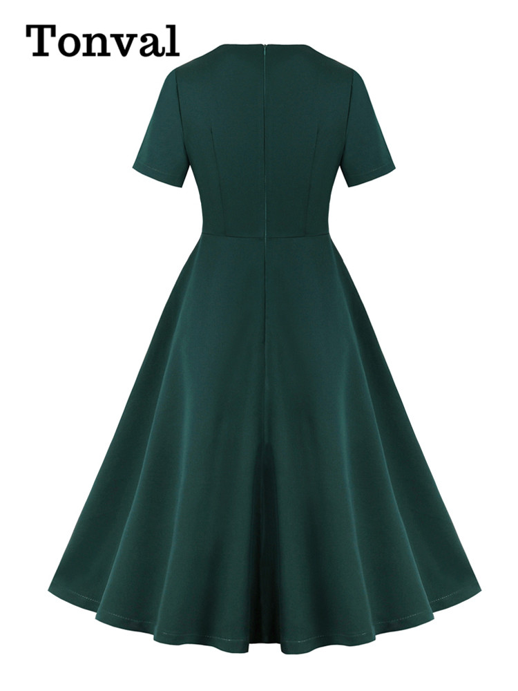 Tonval Sweetheart Neck Ruched  - đánh giá và giá Women'S Green Formal Wear