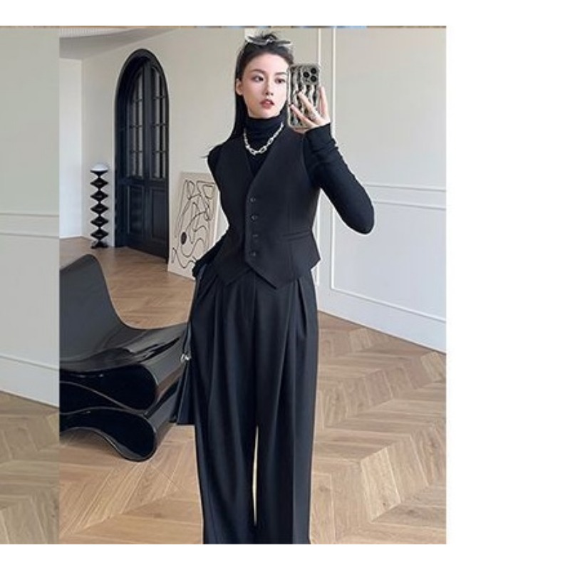 Women's Sleeveless Vest Wide-L - đánh giá và giá Women Formal Wear Set