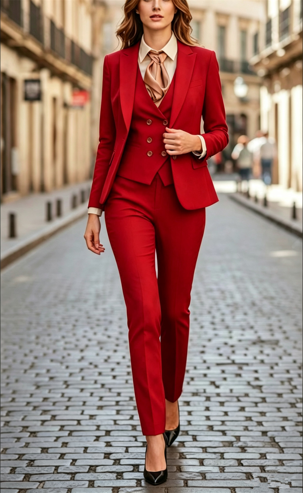 Women’s Black 3 Pieces Suit Se - đánh giá và giá Women Formal Wear Tailor