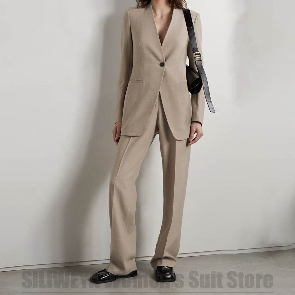 Women's Suit Fashion V Neck Si - đánh giá và giá Women Formal Wear Tailor