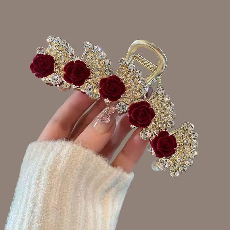 Vintage Red Floral Rhinestone  - đánh giá và giá Women Formal Wear With Tie