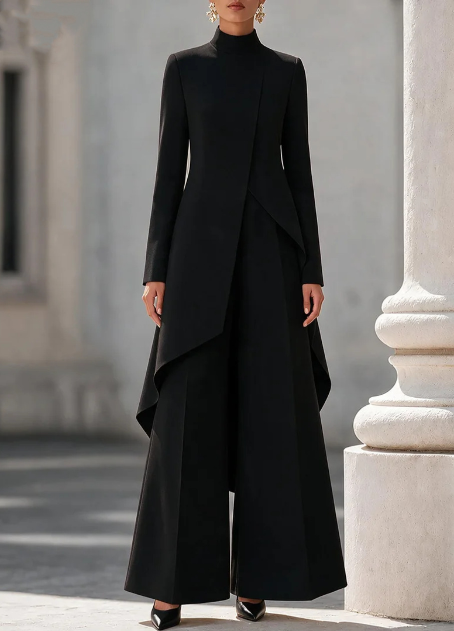Women Two Piece Outfit Mock Ne - đánh giá và giá Women Formal Wear Set