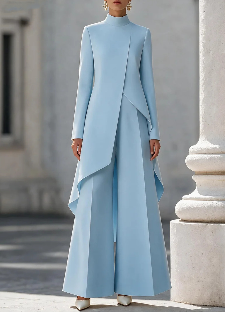 Women Two Piece Outfit Mock Ne - đánh giá và giá Women Formal Wear Set