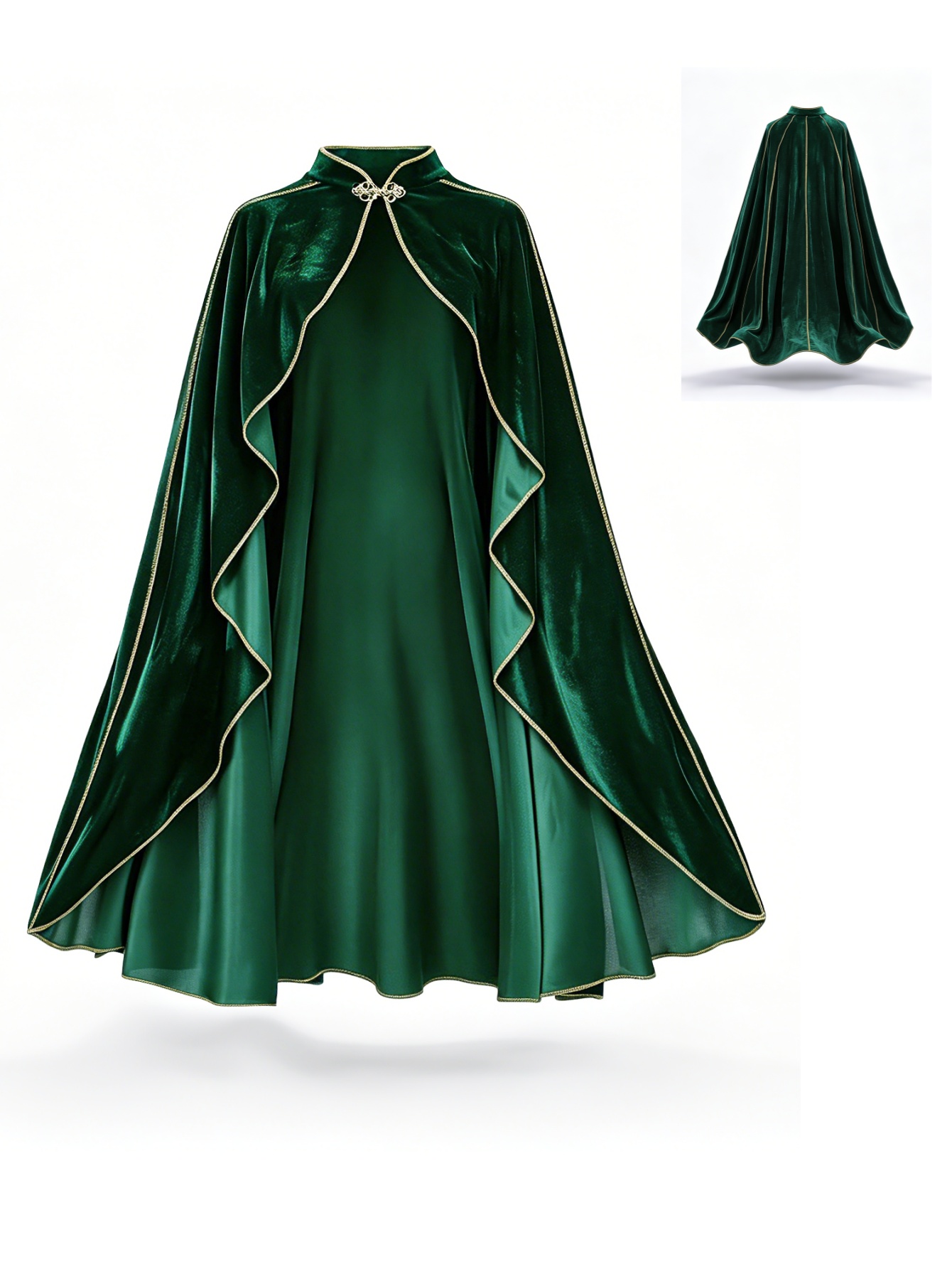 Women Vintage Green Velvet Cap - đánh giá và giá Women'S Green Formal Wear