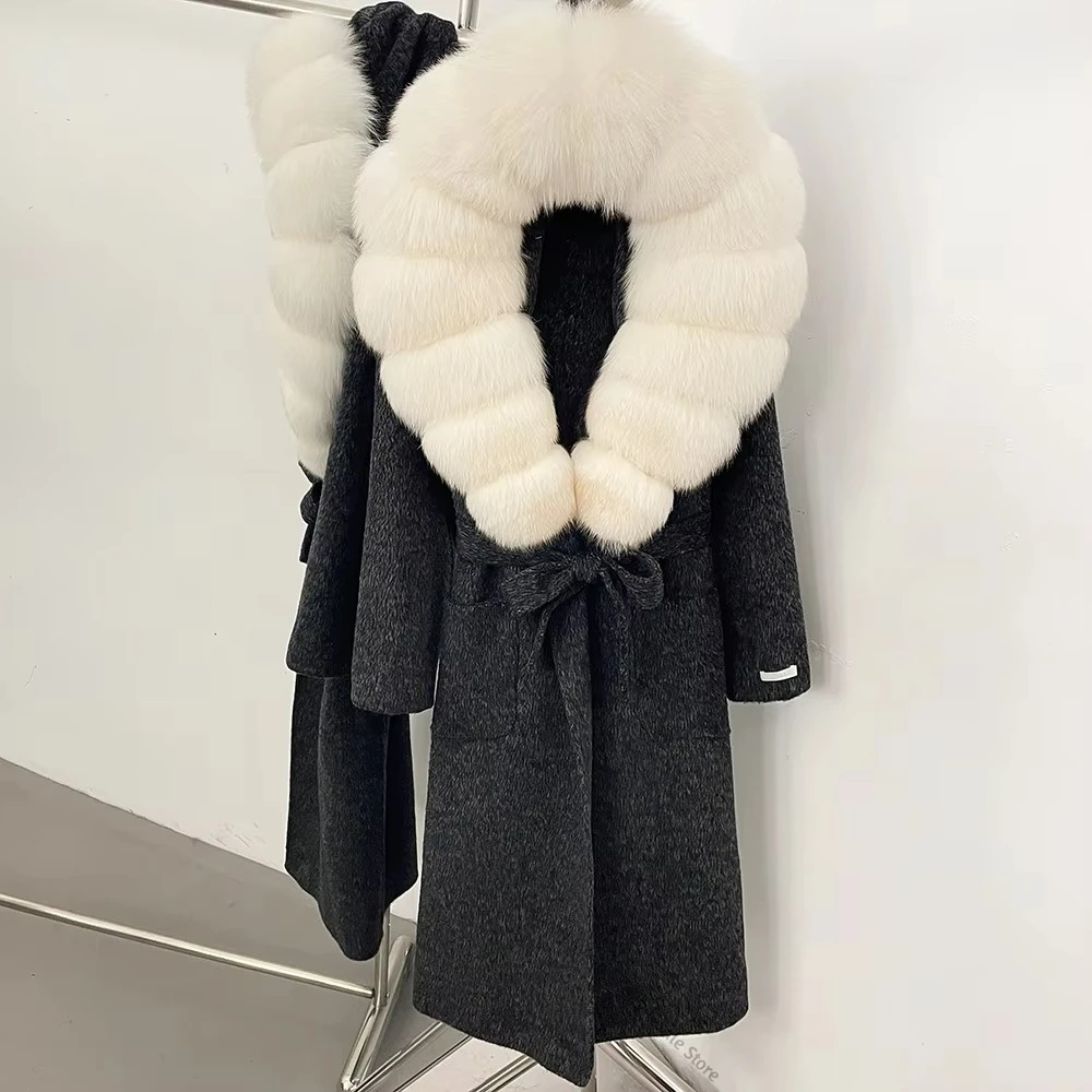 Women's Wool Coat Long Belted  - đánh giá và giá Women Formal Wear With Tie