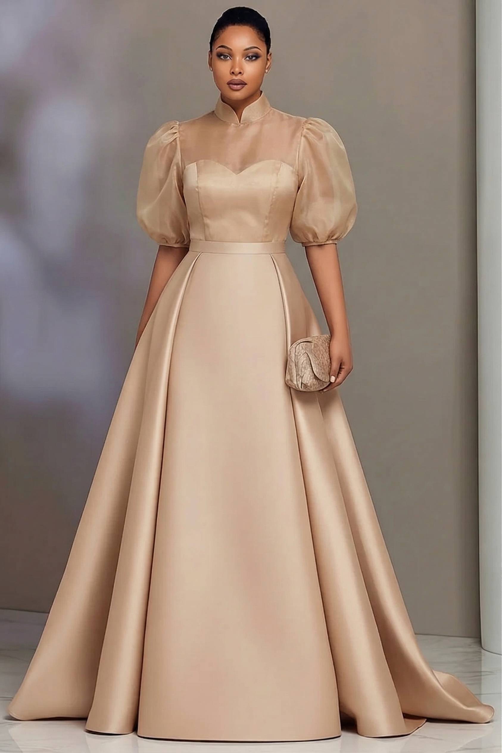 Plus Size Elegant Satin Prom D - đánh giá và giá Women'S Formal Wear Wedding