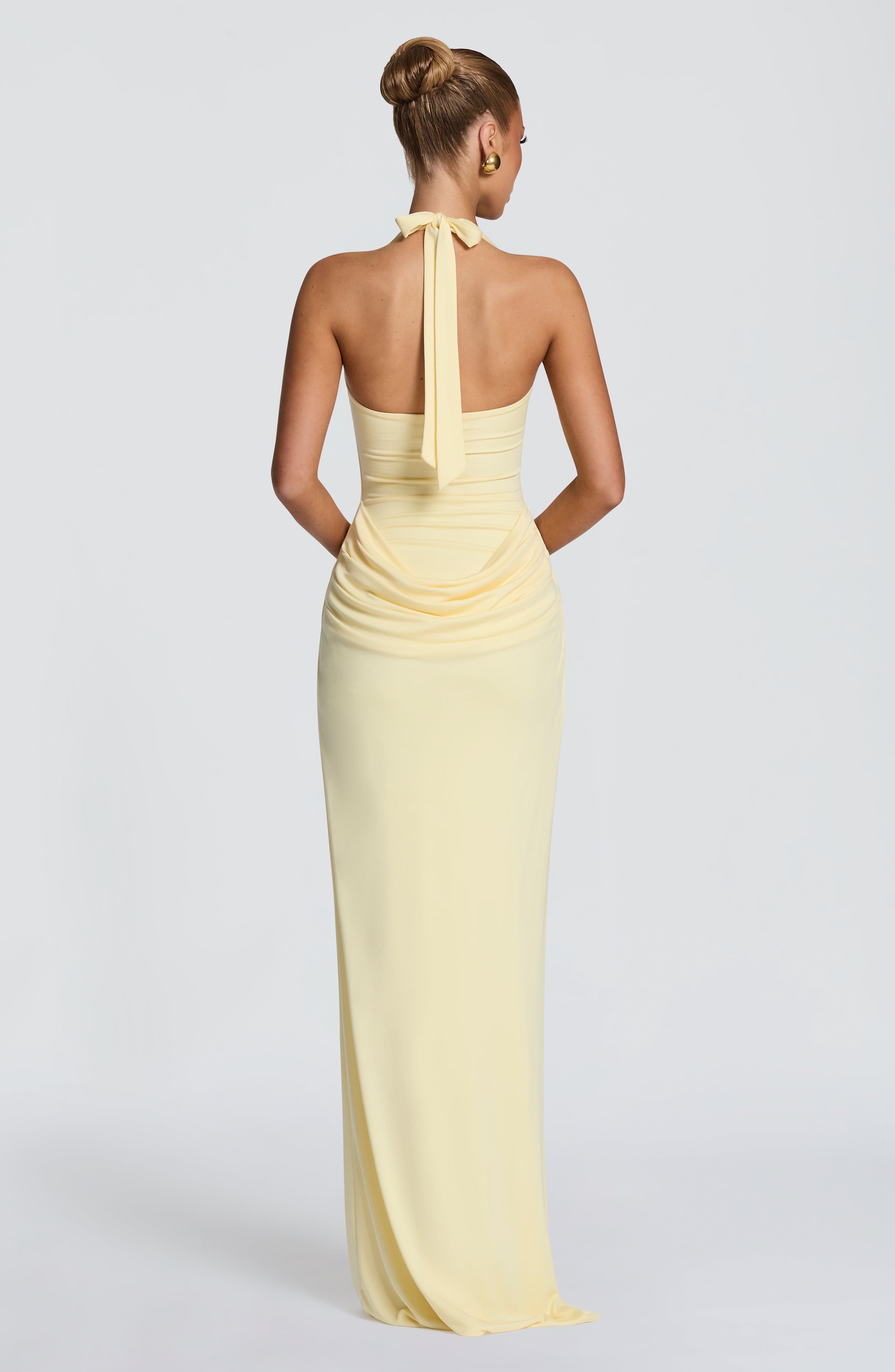 Halter Square Neck Maxi Dress  - đánh giá và giá Women'S Formal Wear Wedding