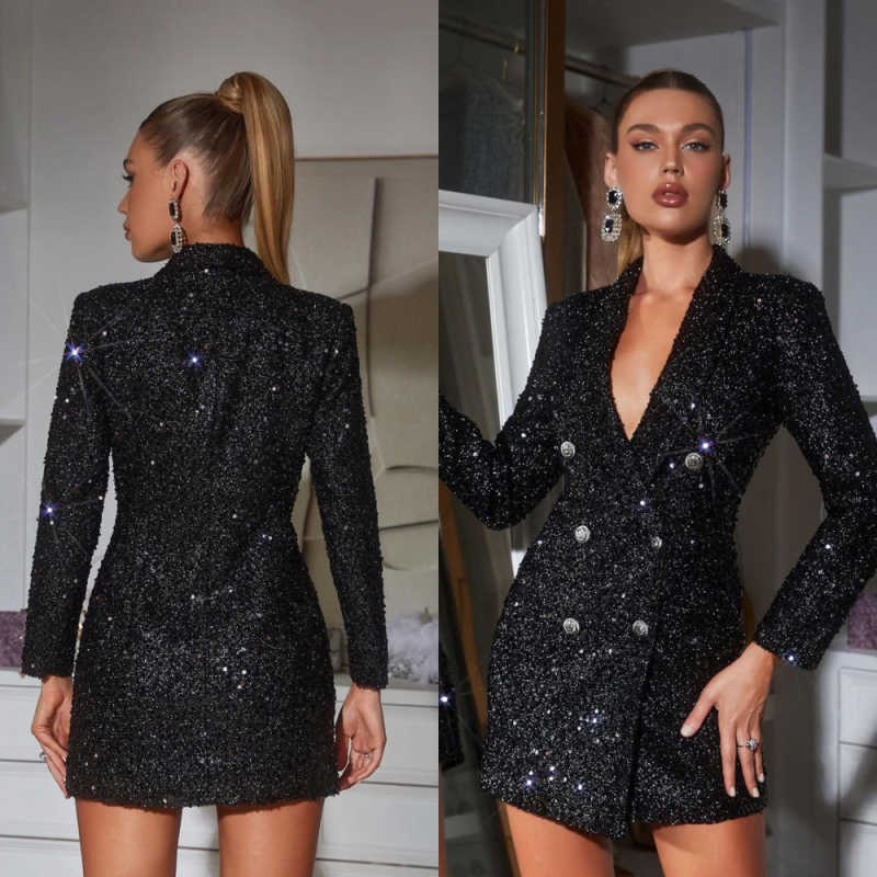 Sequined Women Blazer Dress Fo - đánh giá và giá Women Formal Wear With Tie