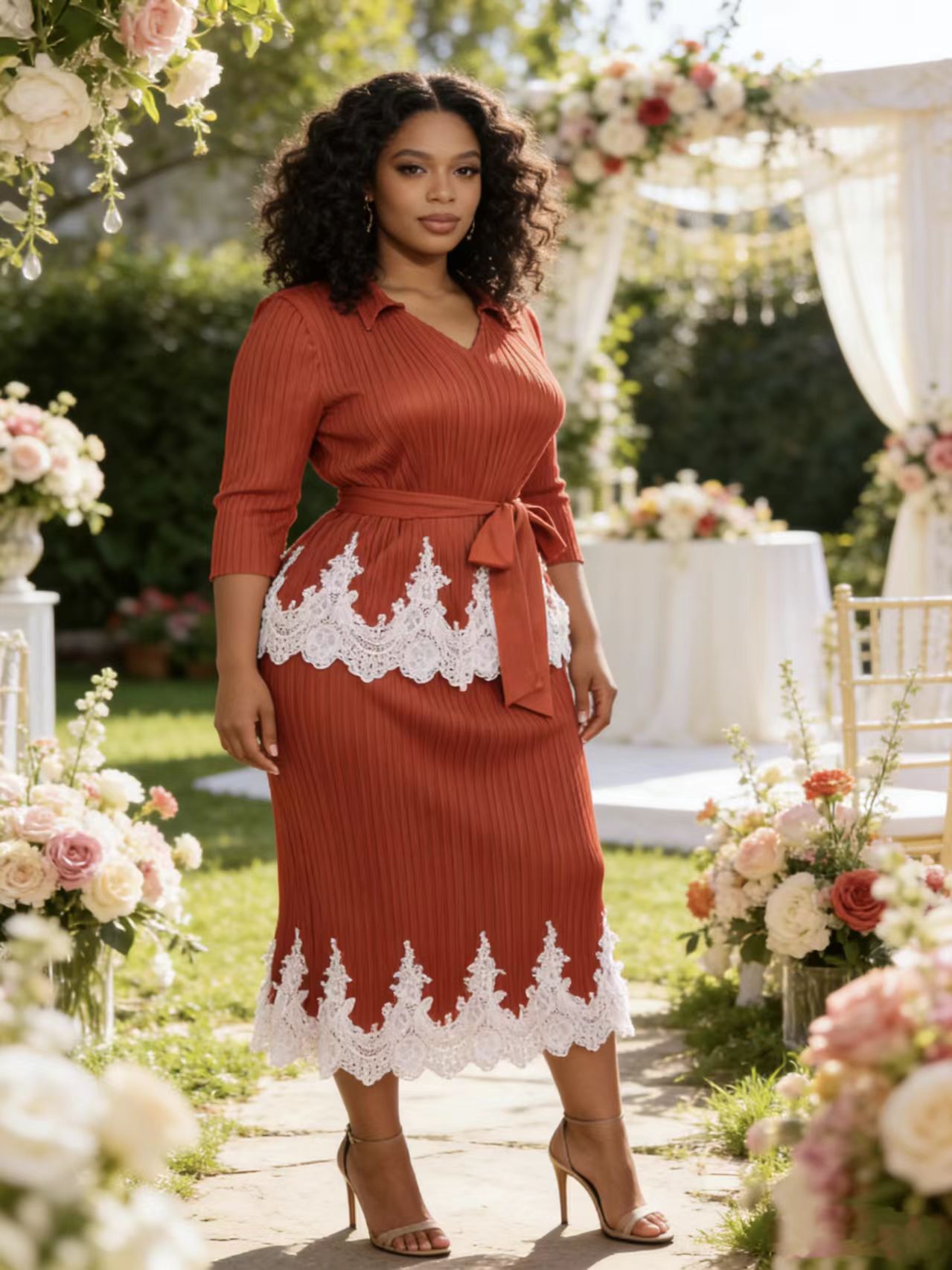 Miyaki Dress Plus-Size Two-Pie - đánh giá và giá Women'S Formal Wear Wedding